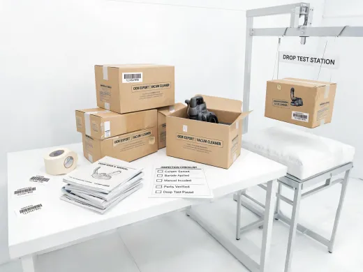 Export carton appliance packing