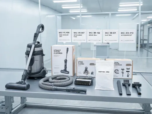 Upright vacuum platform